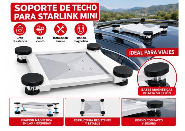 &ua SOPORTE METAL STARLINK MINI CON IMAN (3705)